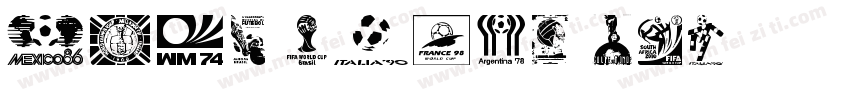 Nike World Cup 1998字体转换